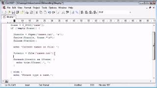 Famous Beginner PHP Tutorial   78   File Handling Reading a File Profile