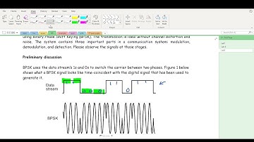 Intro Communication Systems --- ch8 Digital communication pulse modulation, modulation, BPSK, lab9