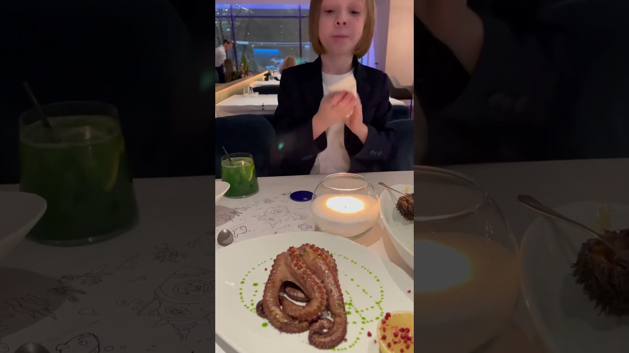 Жаренный осьминог 