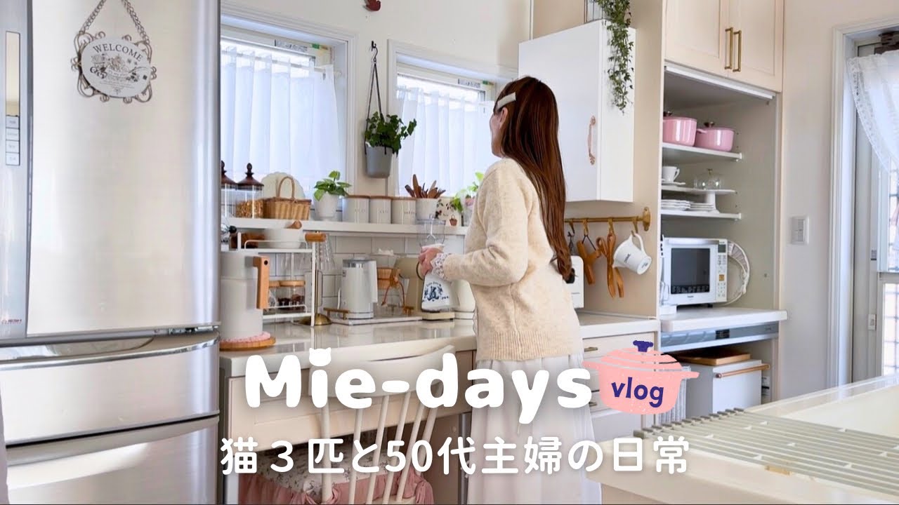 Тихий день с 3 котами｜Еда и порядок на столе