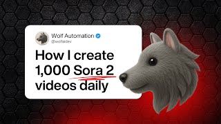 How I generate 1,000 Sora 2 videos daily (API video farm)