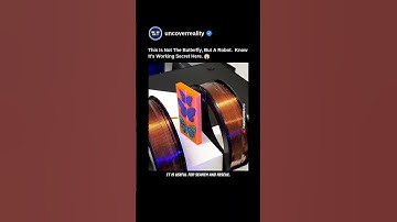 Robotic Wings That Move Like Butterflies 😱 #robot #shorts  #engineering #innovation