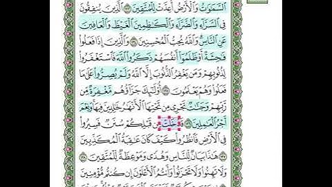 سورة آل عمران-تقسير ميسر وتربيط ومتشابهات-الربع الثامن(8)
