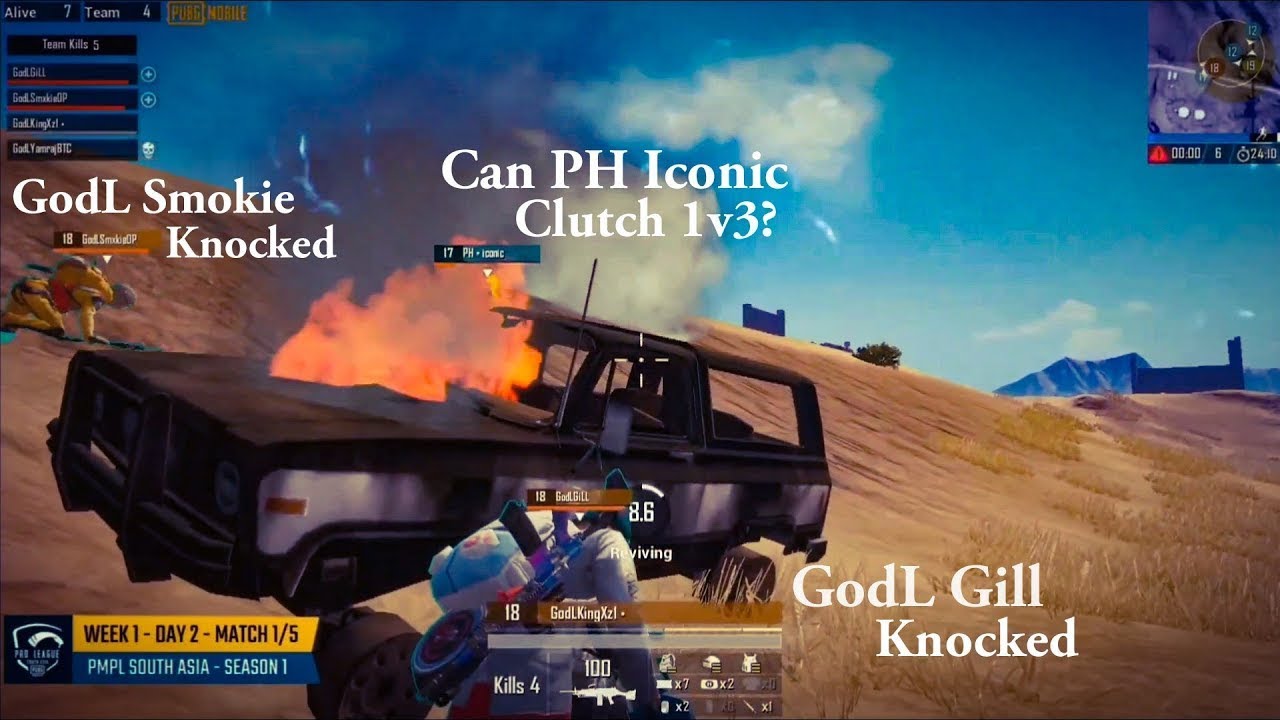 Can PH Iconic Clutch Against GodLike PMPL SA DAY 2 MATCH 1
