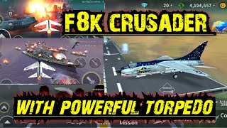 Gunship Battle - F8K Crusader with powerful torpedo screenshot 5
