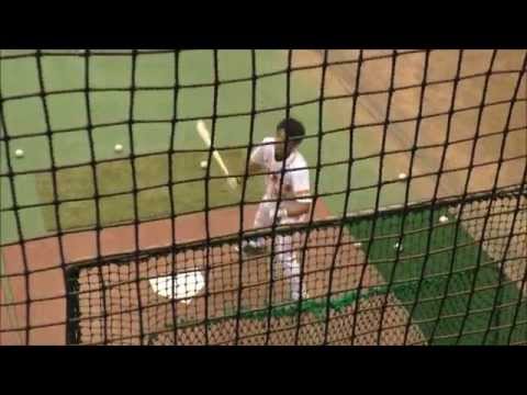 2014/08/14 巨人 荻野貴幸 練習風景