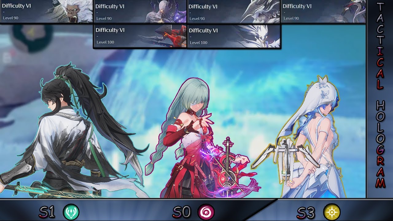 Tactical Hologram (Holo)  | Qiuyuan, Prolova, SK | Jinzhou Edition | #3 | OLD | Wuthering Waves