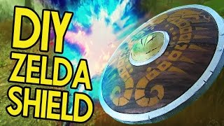DIY Zelda Breath of the Wild Travelers Shield - Backyard FX
