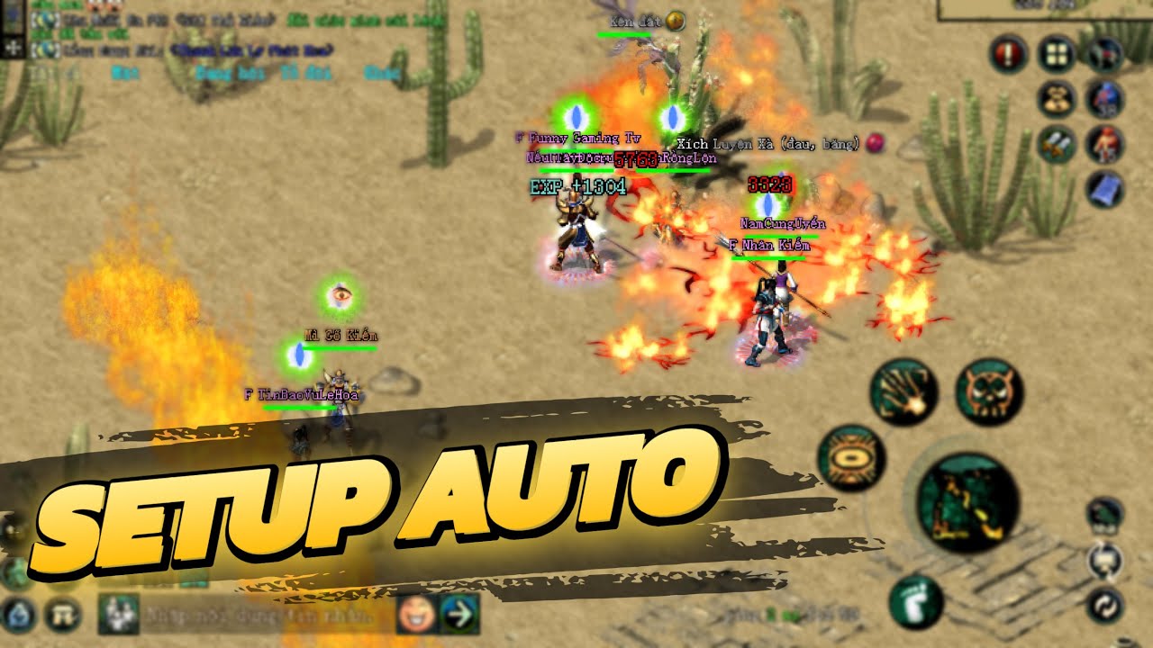 SETUP AUTO TRAIN HIỆU QUẢ - VÕ LÂM TIẾU NGẠO MOBILE