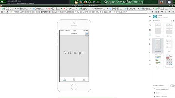 Budget application prototype