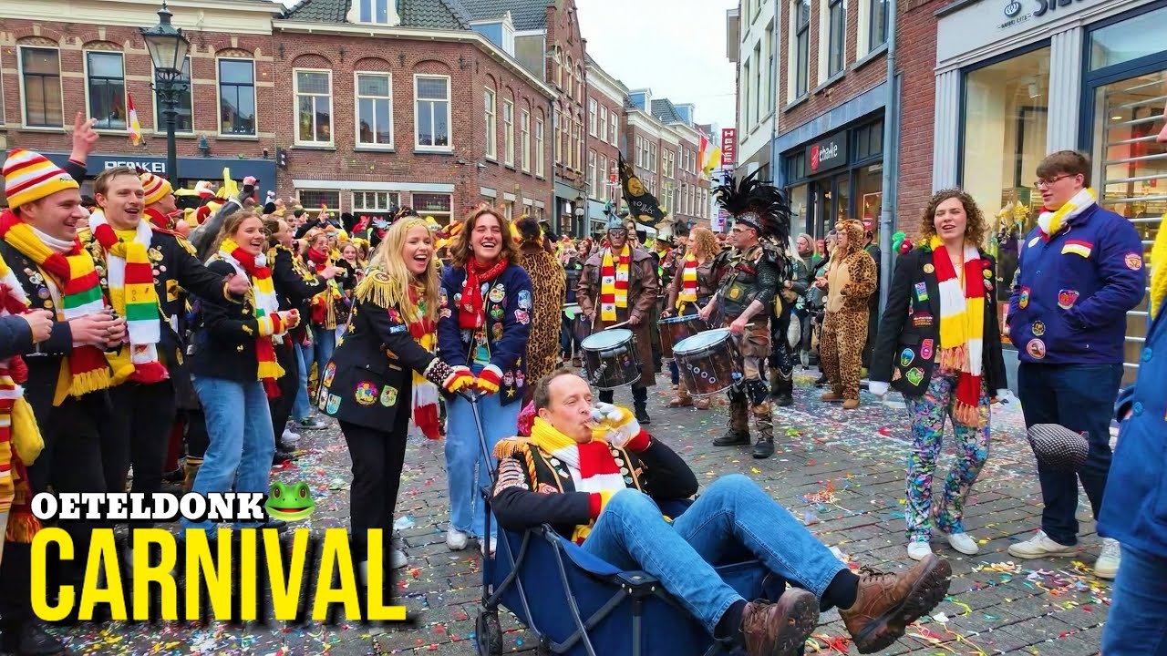 Карнавал в Хертогенбосе 4K Пешеходная экскурсия по Утельдонку 2026