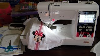 Brother Disney PE550D Embroidery Machine Review Tutorial! Adorable & Inexpensive!