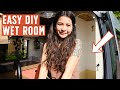 CAMPERVAN WET ROOM | How to Build a DIY Wet Room with COMPOSTING TOILET Ep21