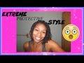 PROTECTIVE STYLE HOW  TO TWIST NATURAL CURLY HAIR