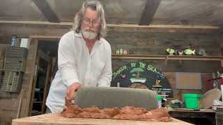 FAZENDO UM VASO DE CONCRETO PARA O GUERREIRO DO INVERNO