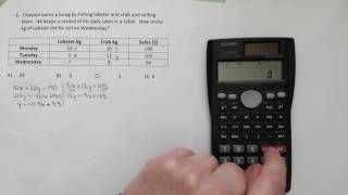 Systems of Equations - Comparison Method #6 - Google Quiz