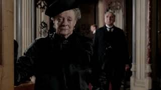 Downton Abbey - The Dowagers heart wrenching reaction to Sybil's death 💔