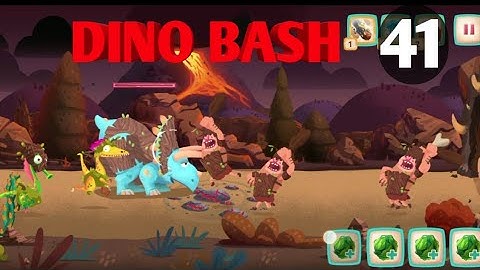 Dino Bash Level 41 Android walk-through Gameplay (Mobile Game)