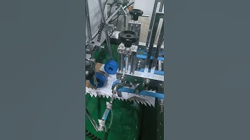 XS-1100 self driven carrier belt Straight line folder gluer machine #factoryproducts