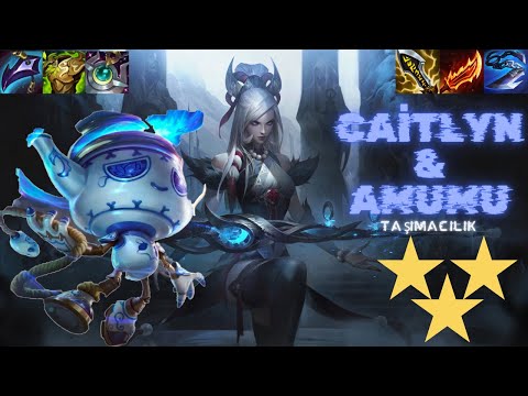 CAİTL 3 YILDIZ - BAYA ETKİLİ BİR KOMP ( A-Z 3 YILDIZ YAPMAK )#teamfighttactics #tft #lol