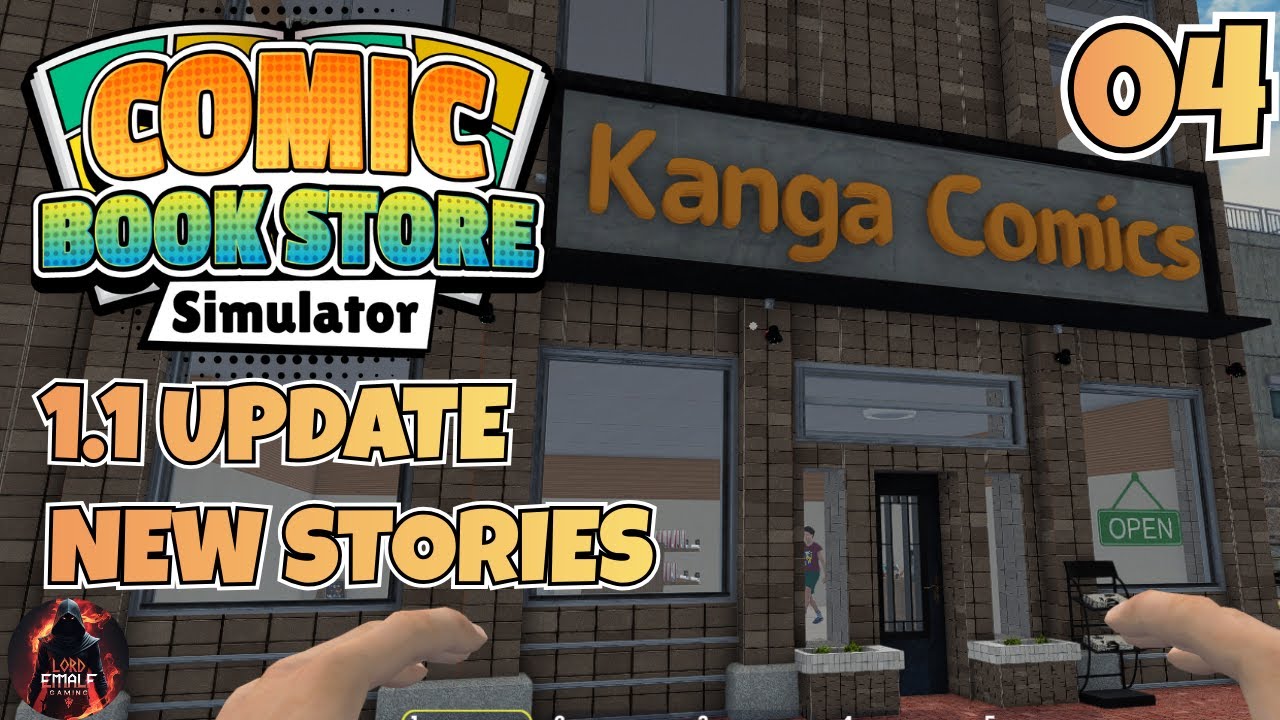 Comic Book Store Simulator | 1.1 Update With New Story Quests!