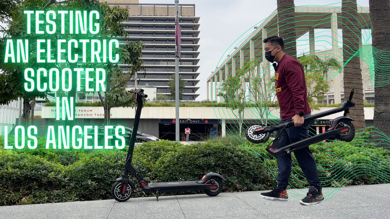 Microgo M5 Electric Scooter Review Riding Through Los Angeles! YouTube