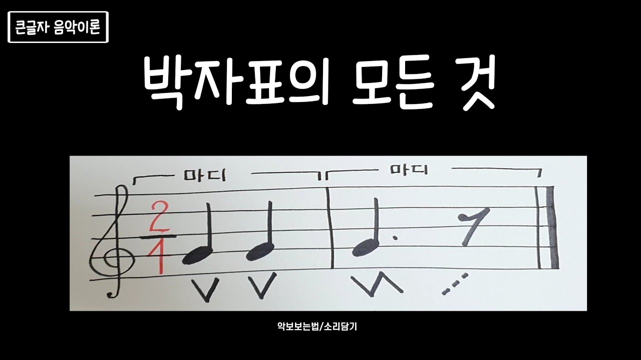 음악이론 12강] 박자표의 모든 것 - YouTube