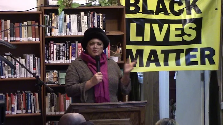Regina Mason at the Pause the Calls/BLack Lives Ma...