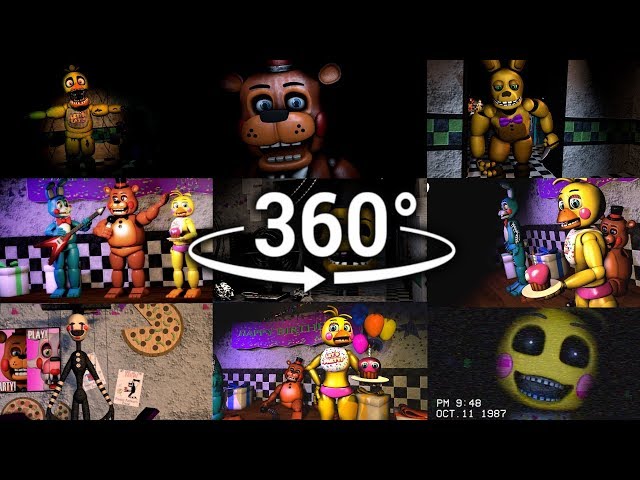 360° Best FNAF 360 Show Compilation!! - Five Nights at Freddy's [SFM] (VR  Compatible) Part 3 