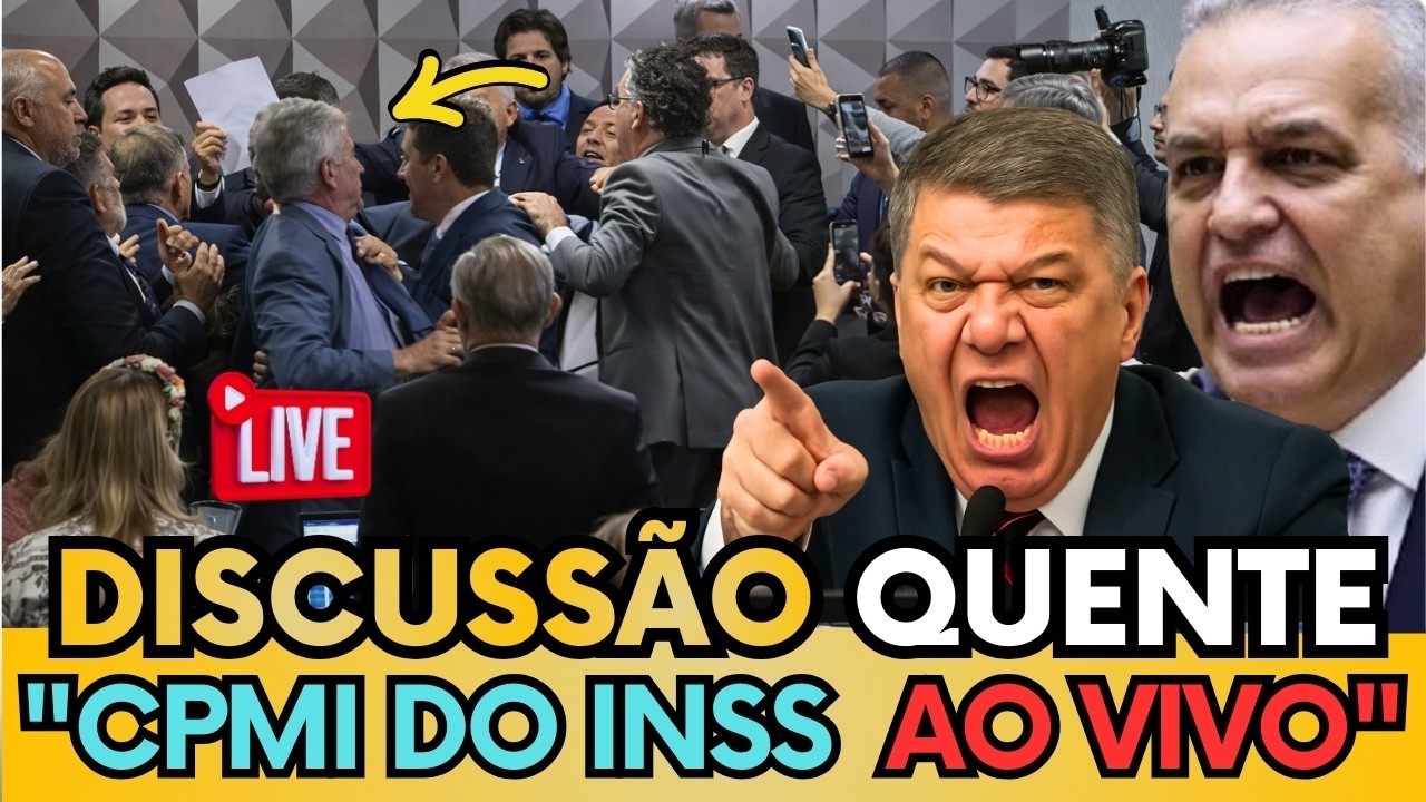 🚨 AO VIVO: DEPOIMENTO GRAVÍSSIMO NA CPMI DO INSS PODE EXPLODIR ESQUEMA FRAUDULENTO NO GOVERNO LULA!