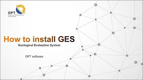 GES Software Tutorial 1: How to install GES