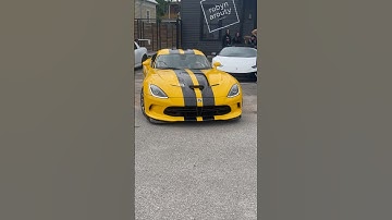 Dodge viper 9.0 liter engine sound 💛#dodgeviper