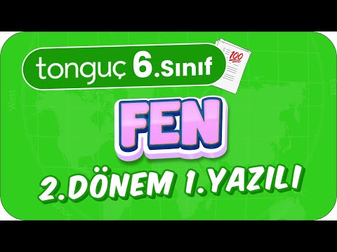 6.Sınıf Fen 2.Dönem 1.Yazılıya Hazırlık 📑 #2024