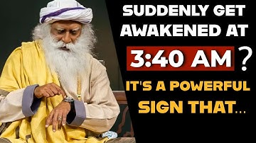 Do These 2 Things At 3:40 Am | Get In Sync With Universe | Sadhguru On Secret of Brahma Muhurta