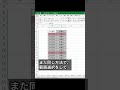 【Excel】土日だけに色をつける方法#shorts