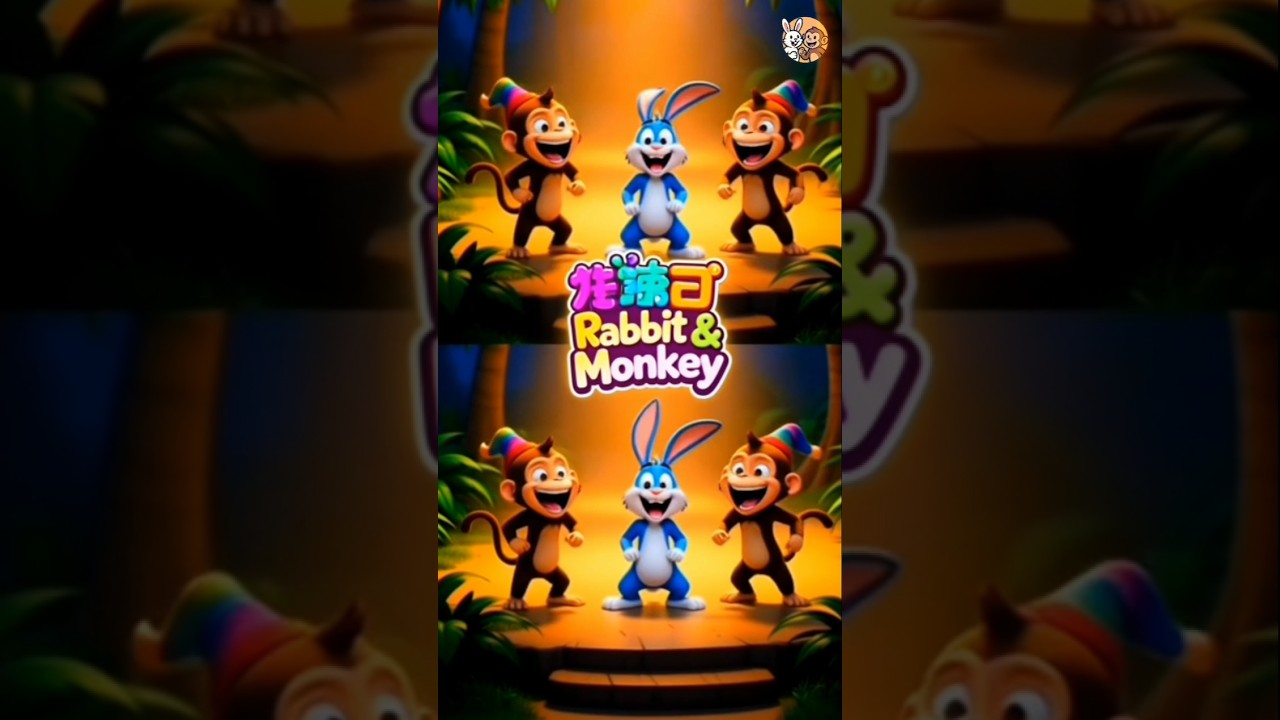 🐇🐒 Rabbit and Monkey’s Jungle Dance Battle