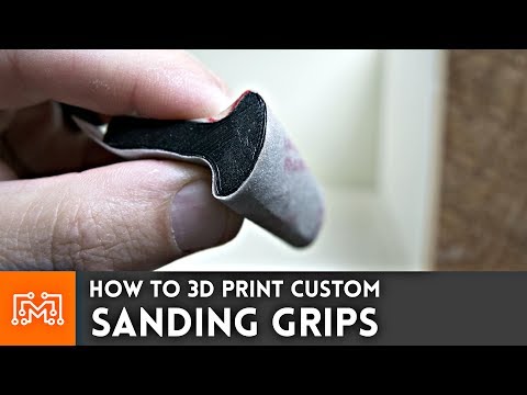 How to make Custom Sanding Grips with 3d printing | I Like To Make Stuff