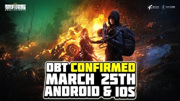 Chinese Open Beta Test Confirmed! March 25th, Android & IOS, Get Ready! | Dawn Awakening