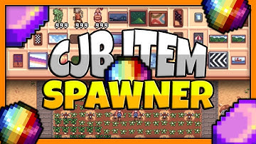 How to get the CJB Item Spawner on Stardew Valley