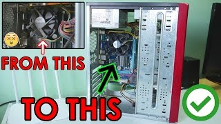 How to CLEAN a very OLD PC by disassembling everything (almost)!
