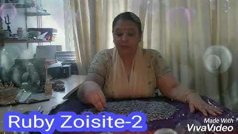 Ruby Zoisite crystal healing qualities in hindi , lec -2, By Crystal Therapist Gitu Mirpuri