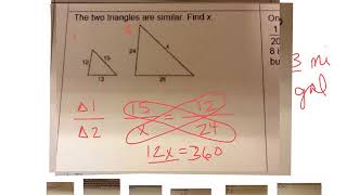 7th Grade Chapter 4 Test Corrections