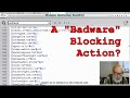 A badware blocking action