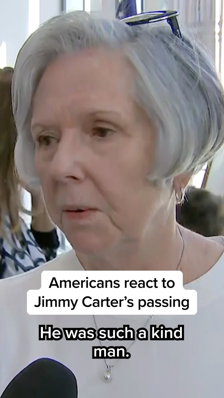 Americans react to Jimmy Carter's passing