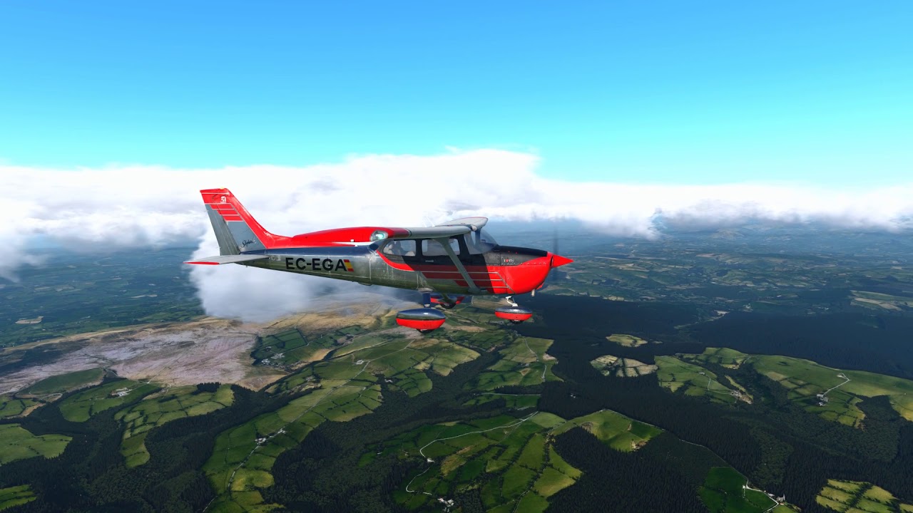XP 11.30 EGFA to EGFH c172sp REP xenviro 1.06 xvision