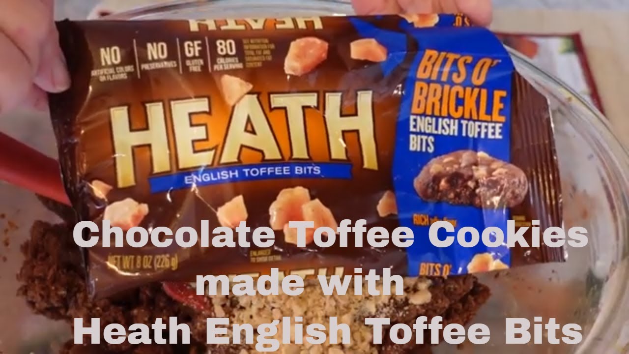 Chocolate Toffee Cookies | Heath English Toffee Bits - YouTube