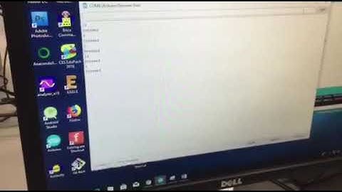 Piezo pressure sensor with serial monitor showing pressure