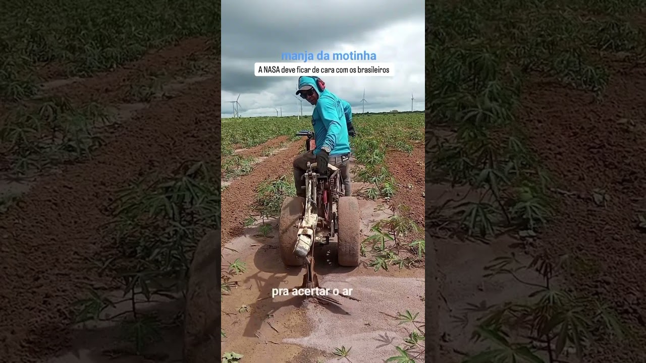 Cultivador 1 linha adaptado em moto