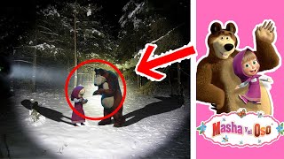 5 Masha Y El Oso Captados En Camara