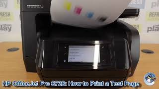 HP OfficeJet Pro 8728: How to Print a Quality Test Page/Report